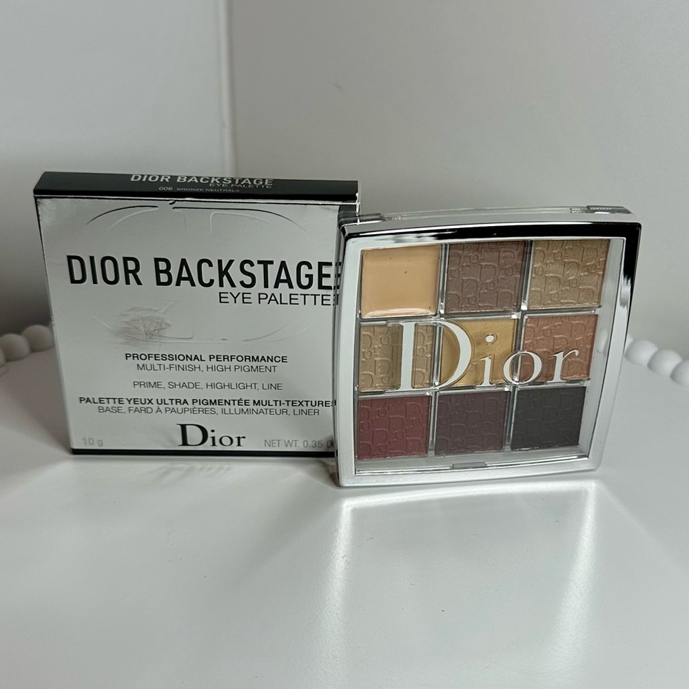 Dior Backstage Eye Palette 006 Bronze Neutrals 10g 0.35oz - New in Box